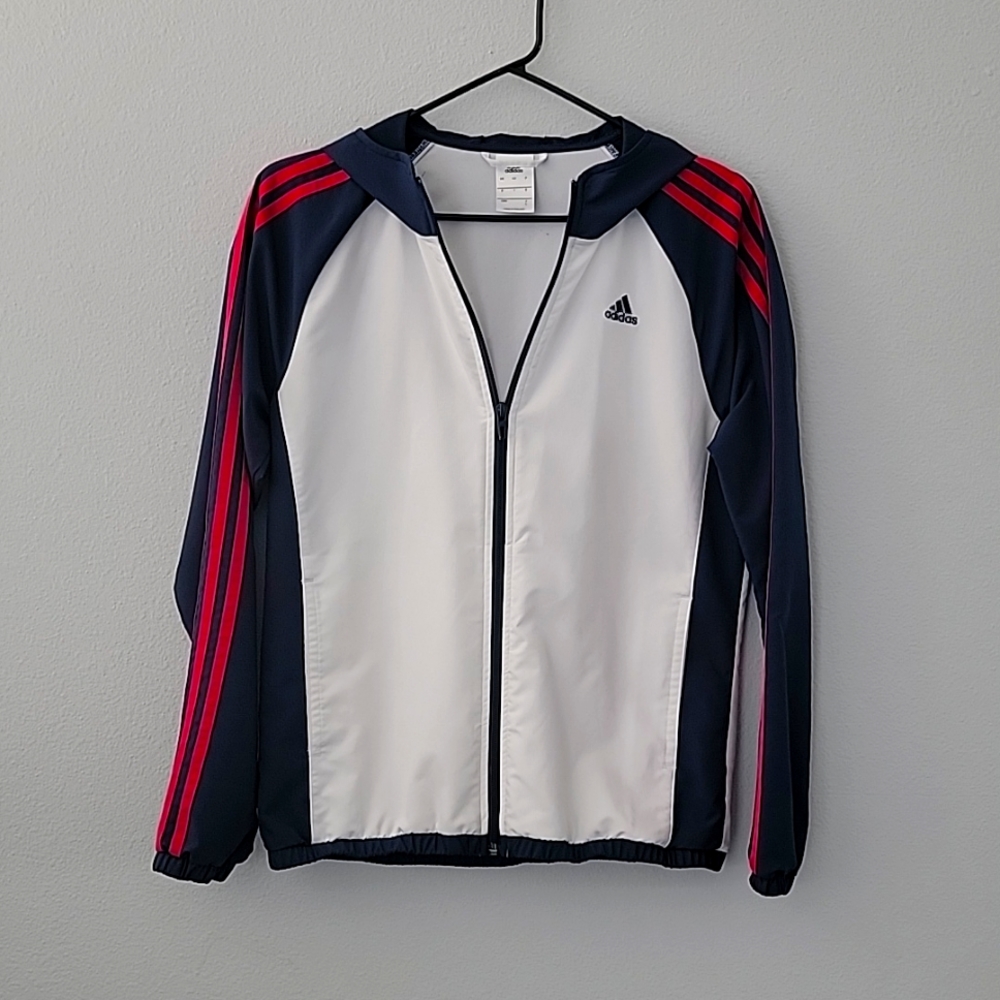 Size S Adidas zip up windbreaker
